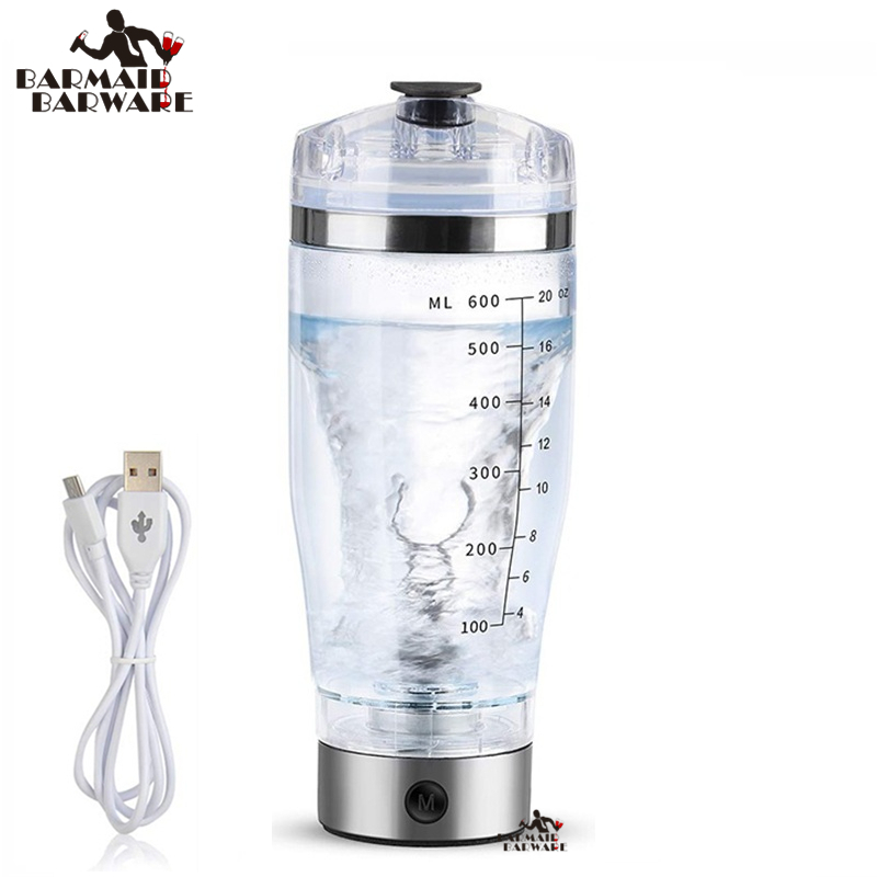 Protein Bar - 600ml Electric Cocktail Boston Shaker USB