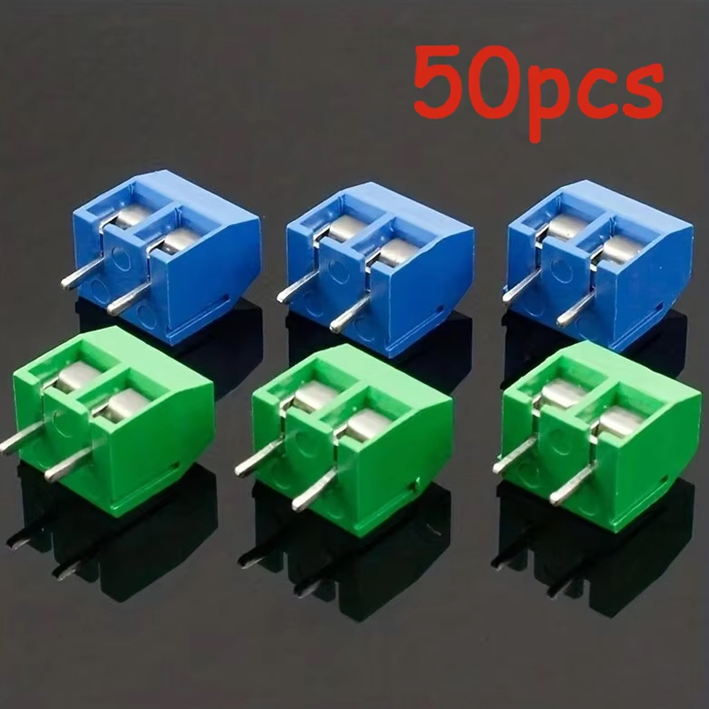 50PCS PCB Terminal Block Conne - огляд і ціна Nuts Mix