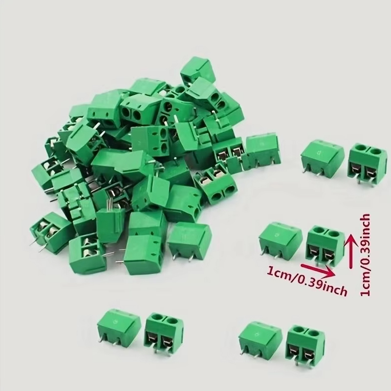 50PCS PCB Terminal Block Conne - огляд і ціна Nuts Mix