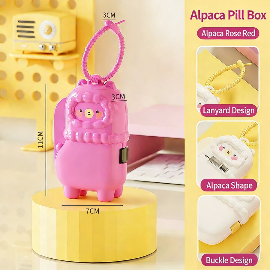Mini Alpaca Medicine Box Porta - огляд і ціна Seaweed Snack