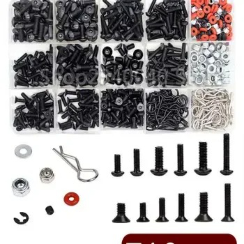 500pcs Universal RC Screw Kit  - огляд і ціна Nuts Mix