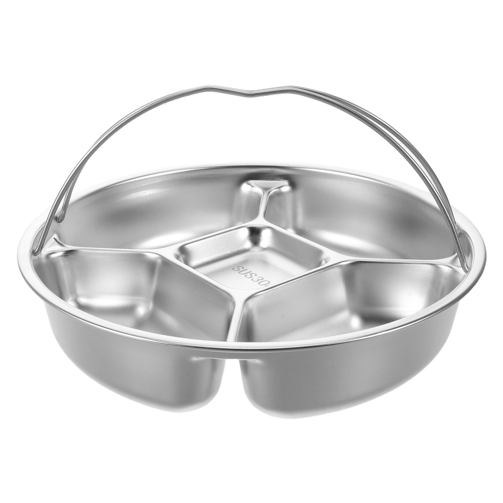 Stainless Steel Divided Servin - огляд і ціна Healthy Snacks Food