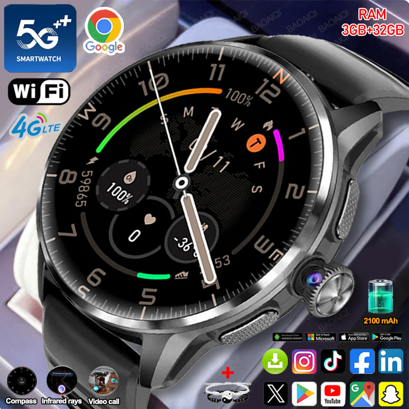 5G/4G Full Network Smart Watch - огляд і ціна Seaweed Snack