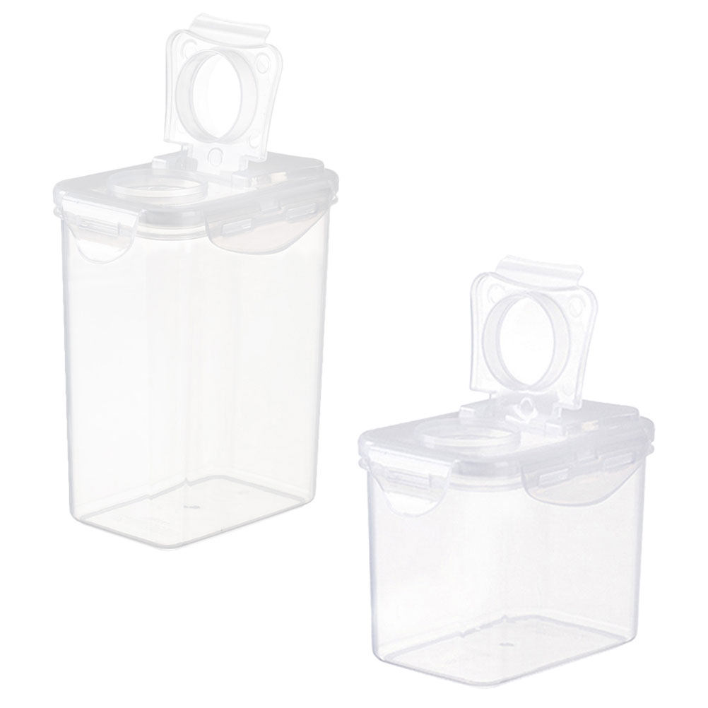 2Pcs Storage Jar Set Plastic A - огляд і ціна Dried Fruit