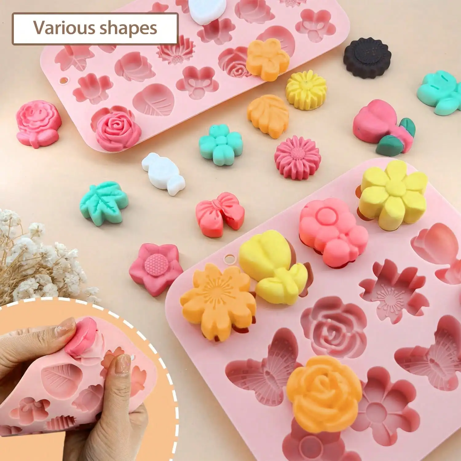 1-2 PCS Flower Theme Chocolate - огляд і ціна Gummy Candy