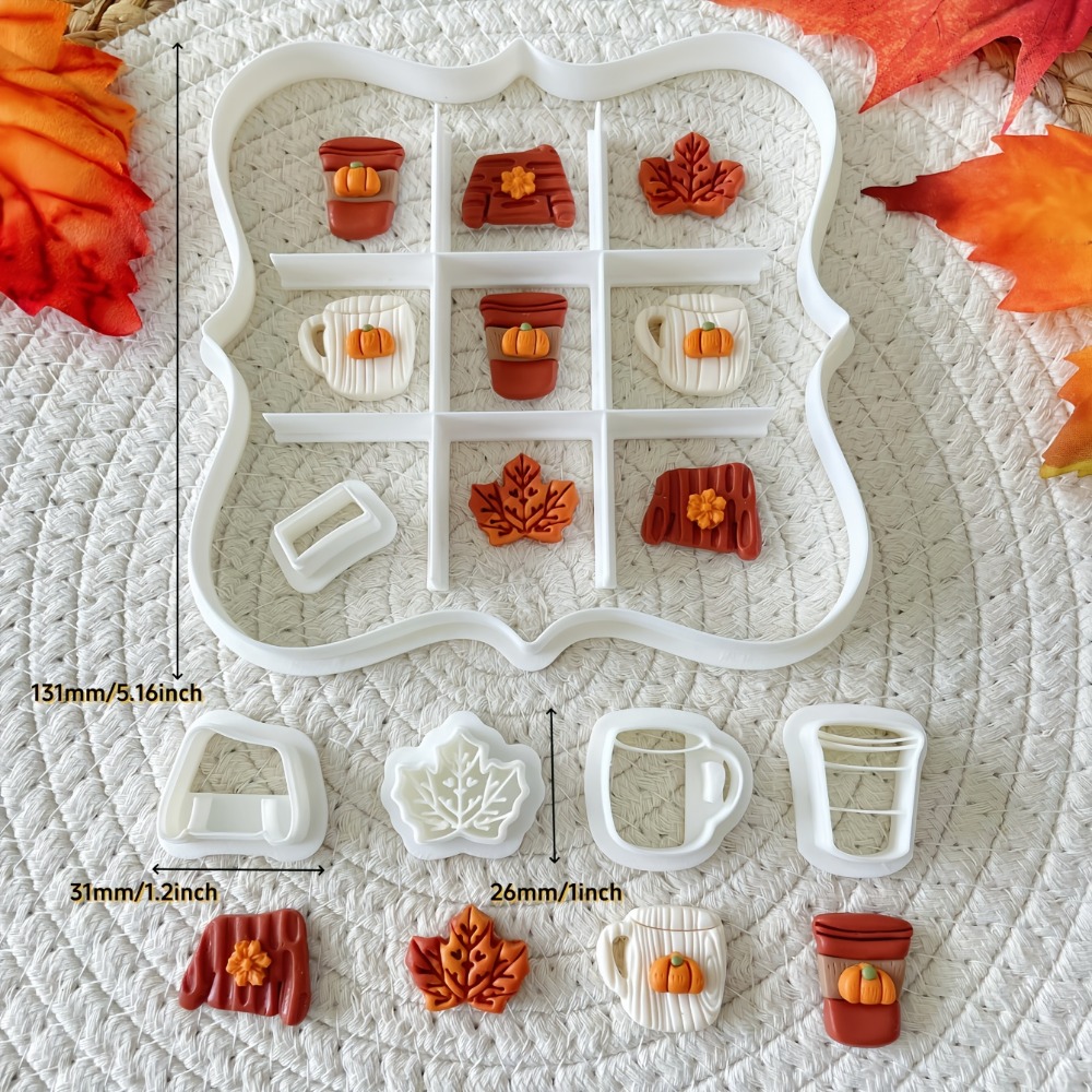 7Pcs Autumn Tic-Tac-Toe Cookie - огляд і ціна Cookies Pack