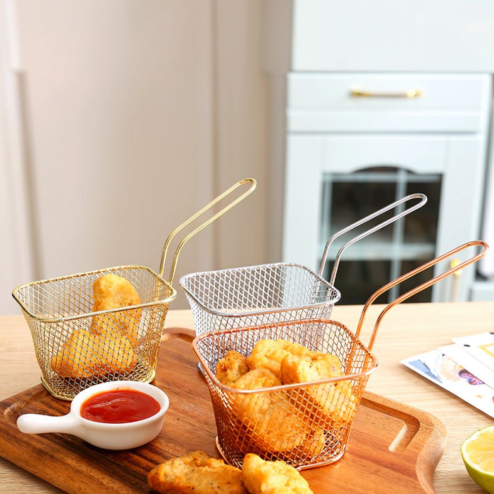 Decorative Mini Square Fry Bas - огляд і ціна Food Snacks Catering