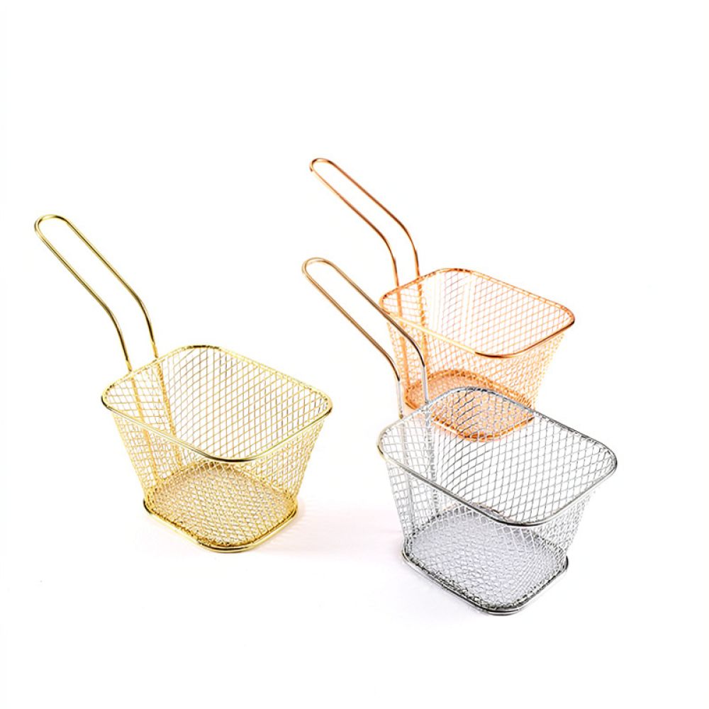 Decorative Mini Square Fry Bas - огляд і ціна Food Snacks Catering